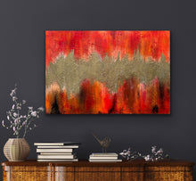 Load image into Gallery viewer, &#39;Orange, Red, Black and Gold&#39; - SOLD
